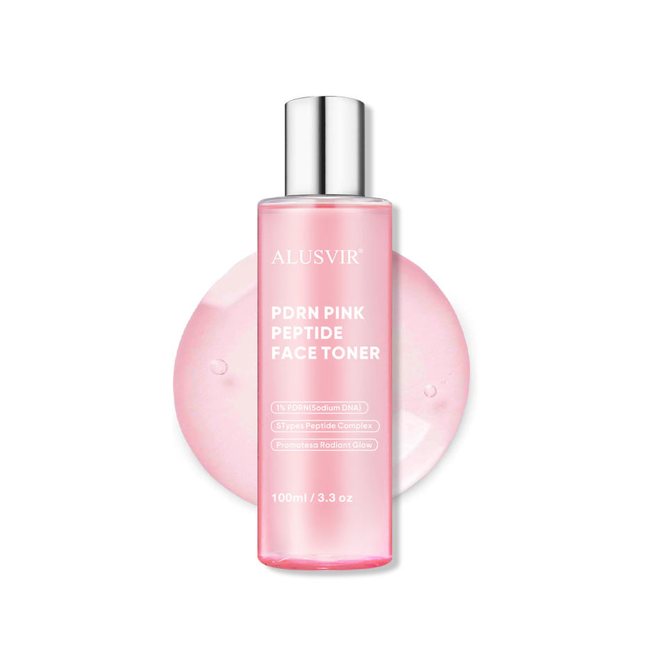 A refreshing facial toner enriched with Salmon PDRN, collagen, and pink peptides that deeply hydrates, brightens skin, and helps reduce signs of aging—leaving your skin smooth, plump, and glowing.