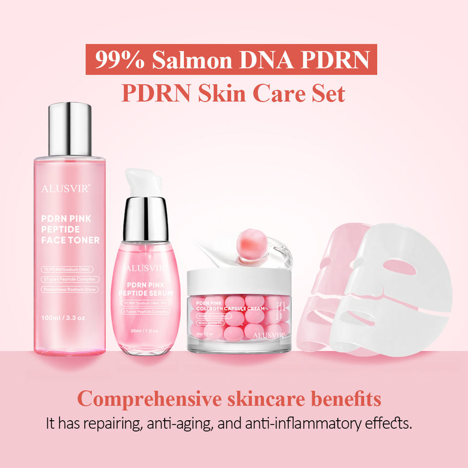 A refreshing facial toner enriched with Salmon PDRN, collagen, and pink peptides that deeply hydrates, brightens skin, and helps reduce signs of aging—leaving your skin smooth, plump, and glowing.